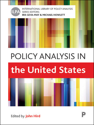 cover image of Policy Analysis in the United States